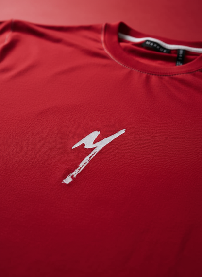 RED SERPENT PRINTED T-SHIRT [UNISEX]