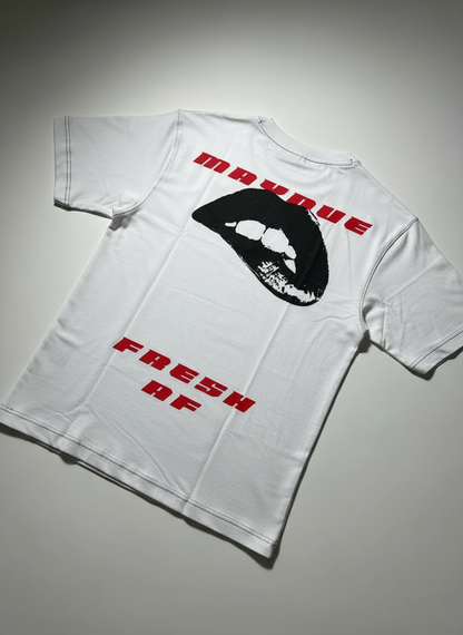 WHITE URBAN KISS T-SHIRT [UNISEX]