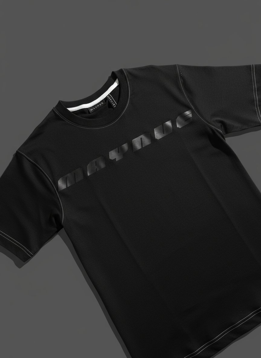 BLACK SPLIT PERSONA T-SHIRT [UNISEX]