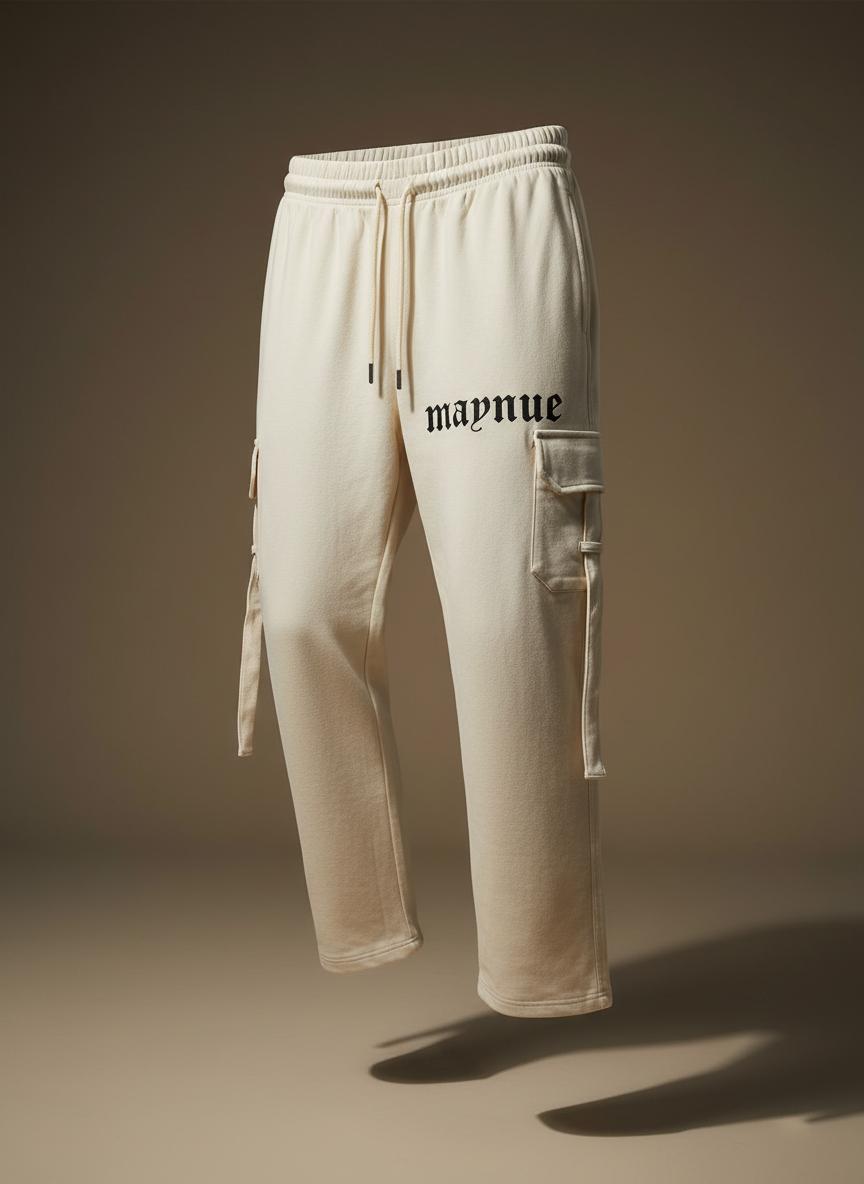 BEIGE SWEATPANTS [UNISEX]