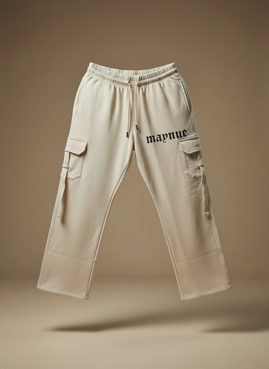 BEIGE SWEATPANTS [UNISEX]