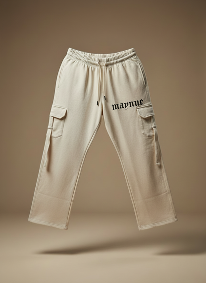 BEIGE SWEATPANTS [UNISEX]